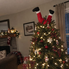 Santa Stuck in the Tree