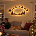 Glowing Reindeer Wall Lights